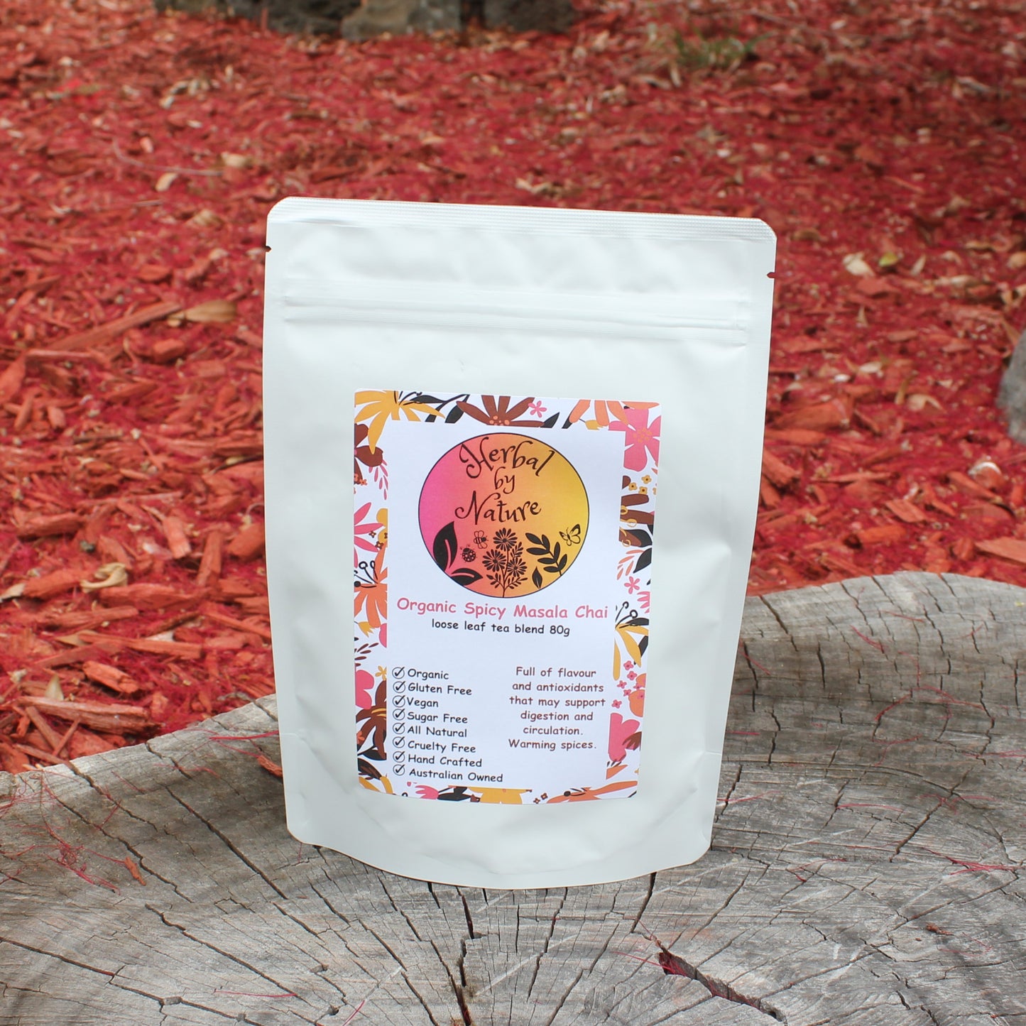 SOLD OUT - Organic Spicy Masala Chai – loose leaf tea blend 80g